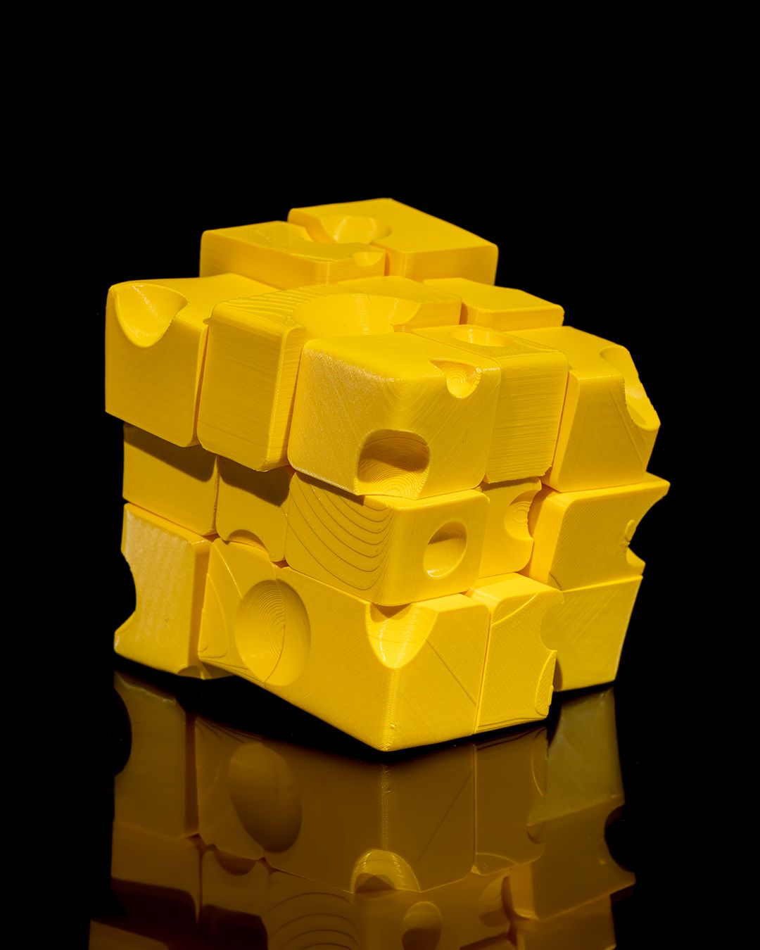 Cheese Block Puzzle Cube – A Fun Twist on Brain Teasers!