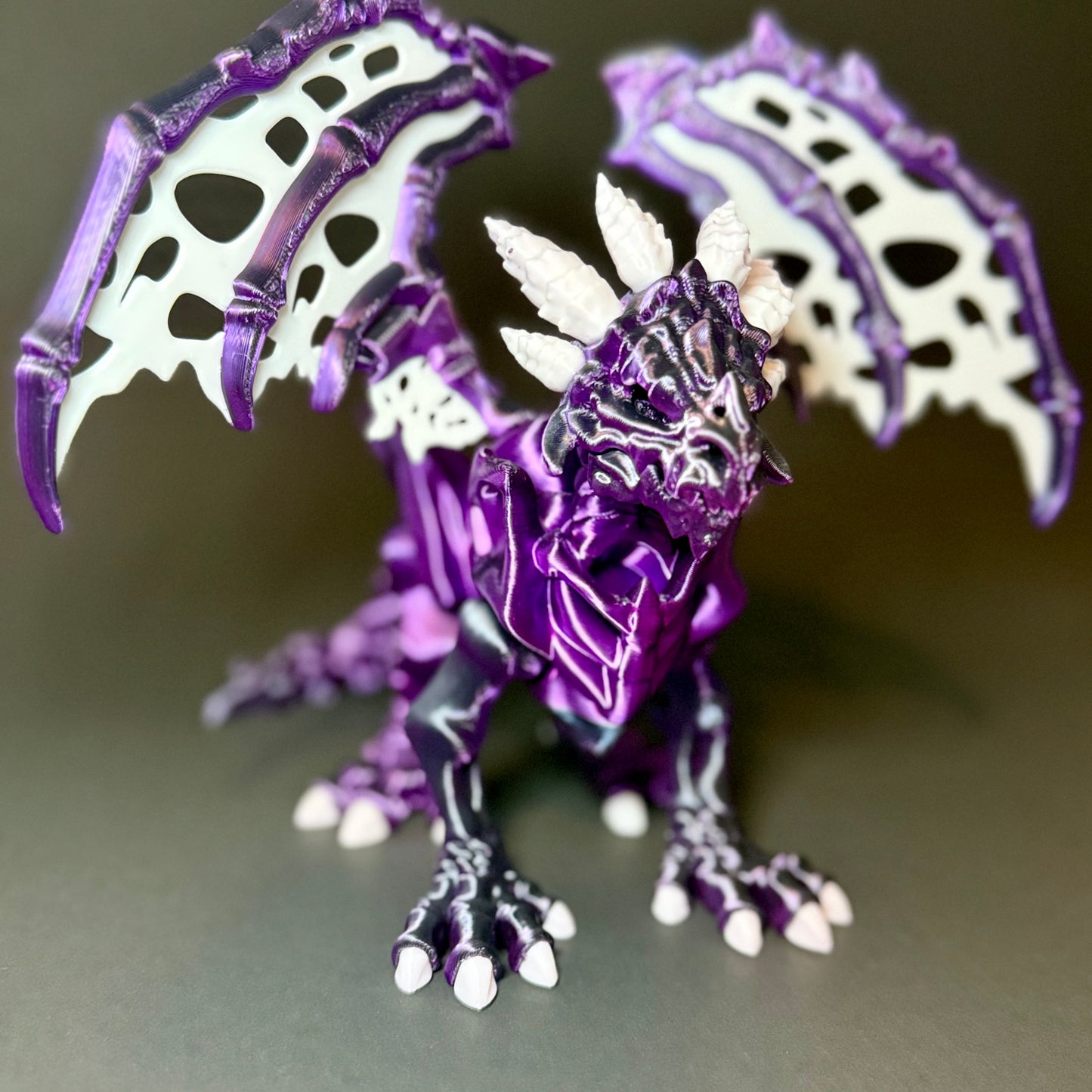 Articulate Skeletal Dragon – Winged Wraith of the Underworld
