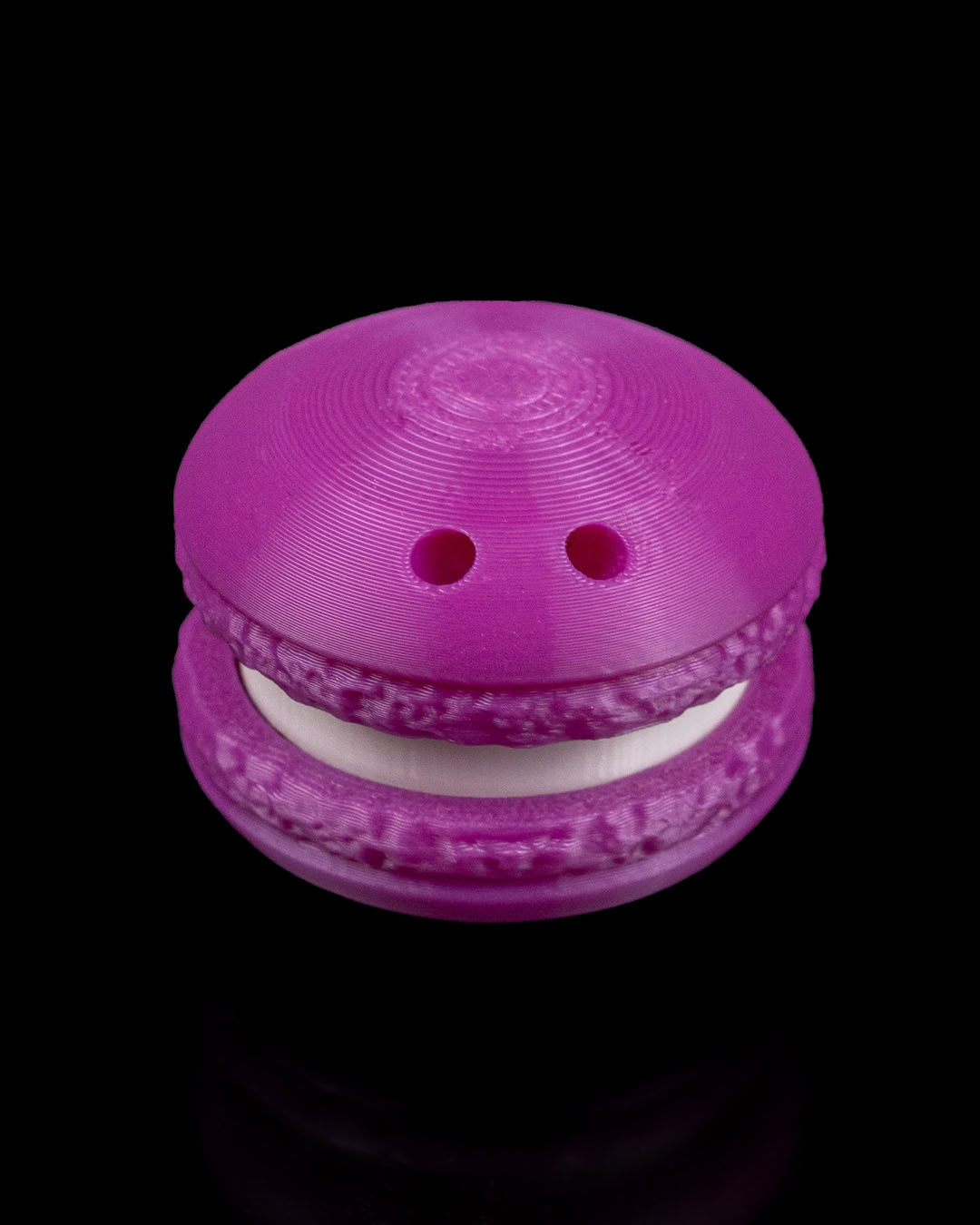 Macaron Fidget Clicker/Keychain, 1 dozen Variety Pack