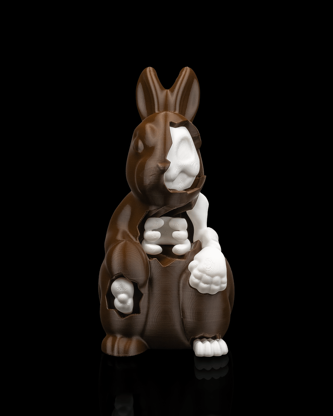 Easter Bunny, Chocolate Decaying Souvenir