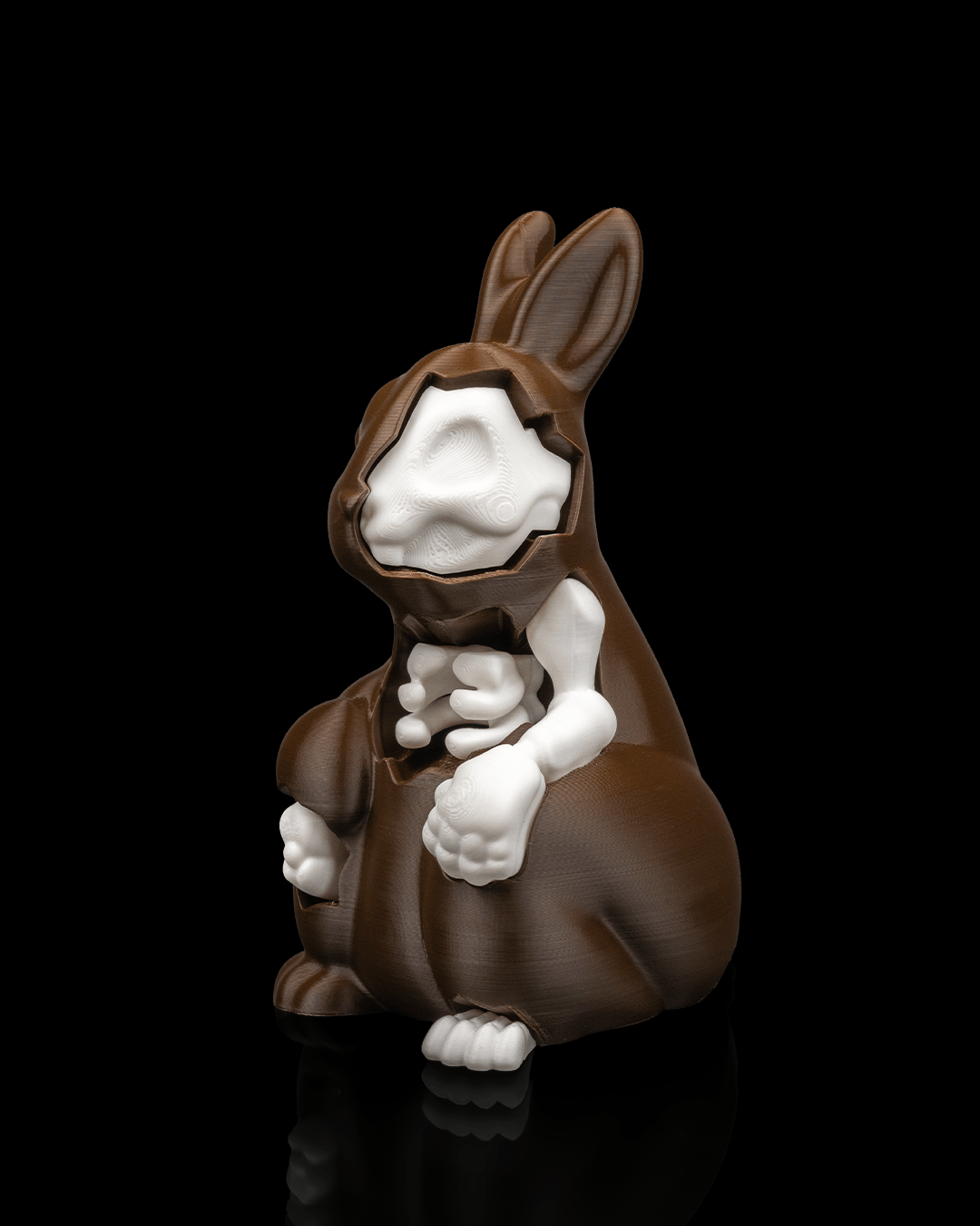 Easter Bunny, Chocolate Decaying Souvenir
