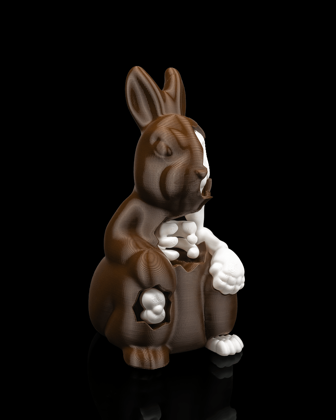 Easter Bunny, Chocolate Decaying Souvenir