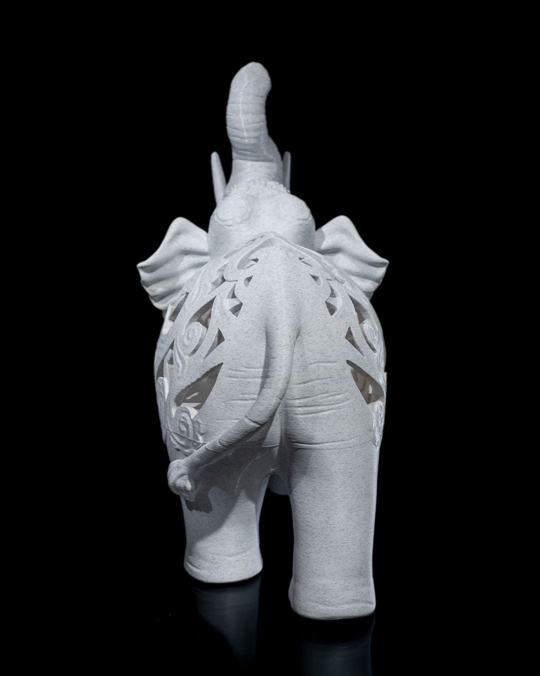Elephant Statue with Baby Elephant(s) Inside, 1-4 Babies, Perfect for Mother's Day Gift