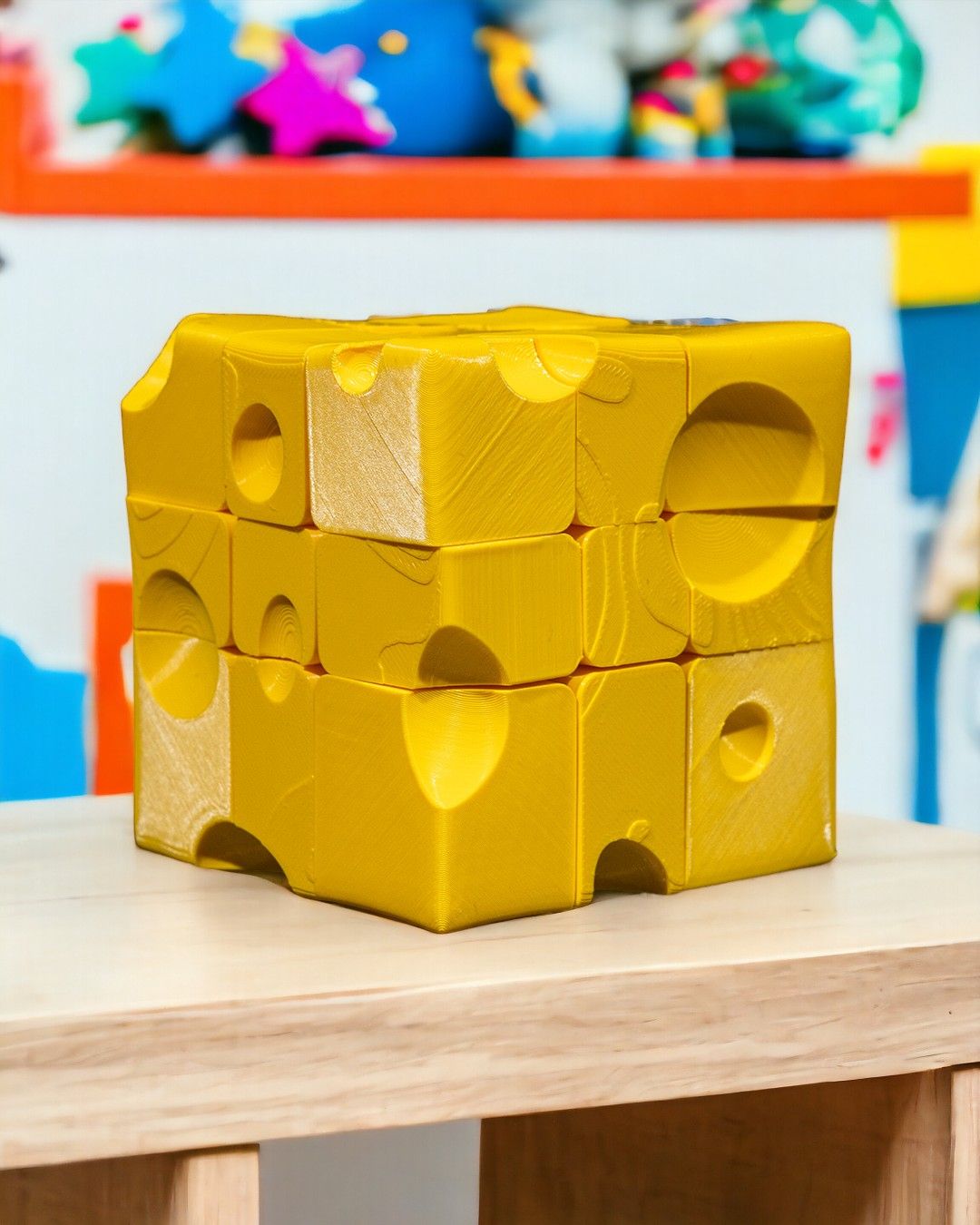 Cheese Block Puzzle Cube – A Fun Twist on Brain Teasers!