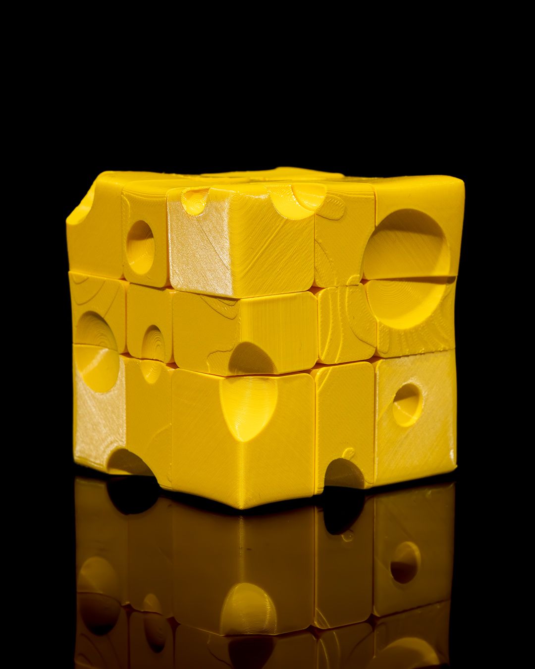 Cheese Block Puzzle Cube – A Fun Twist on Brain Teasers!