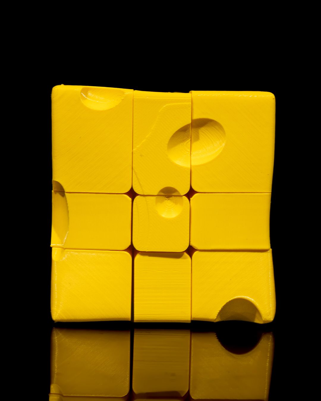 Cheese Block Puzzle Cube – A Fun Twist on Brain Teasers!