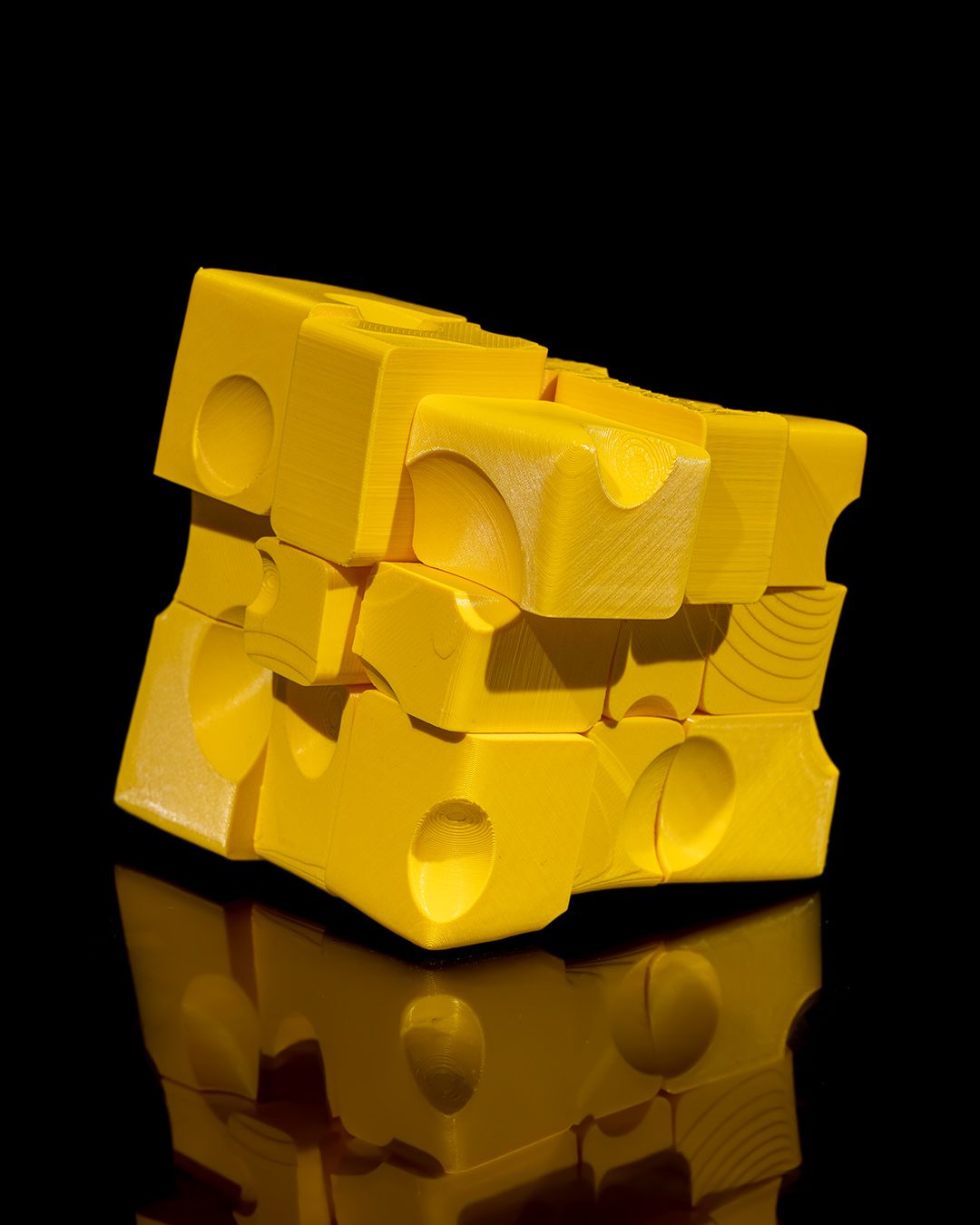 Cheese Block Puzzle Cube – A Fun Twist on Brain Teasers!