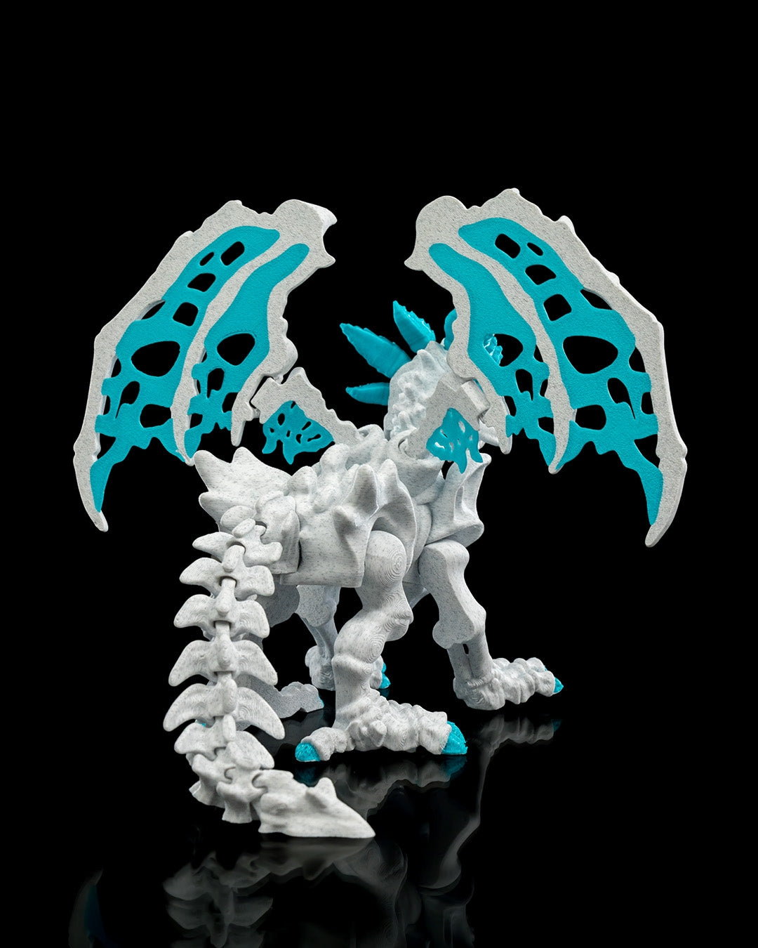 Articulate Skeletal Dragon – Winged Wraith of the Underworld