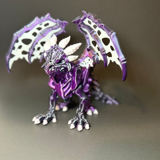 Articulate Skeletal Dragon – Winged Wraith of the Underworld