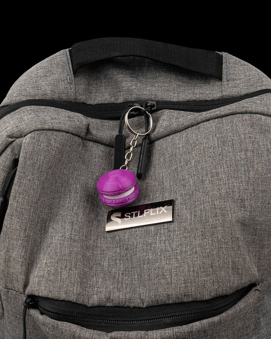 Macaron Fidget Clicker/Keychain, 1 dozen Variety Pack